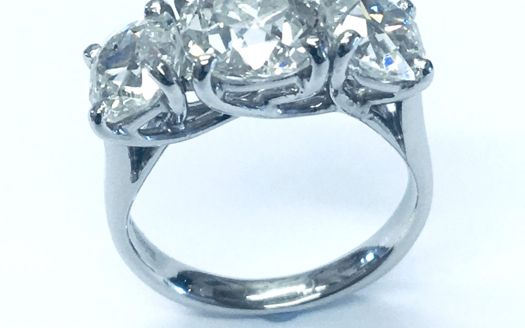 Platinum trilogy ring